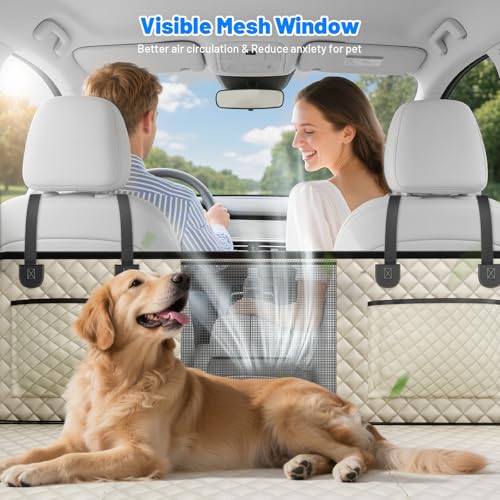 Dog Car Seat Cover for Back Seat