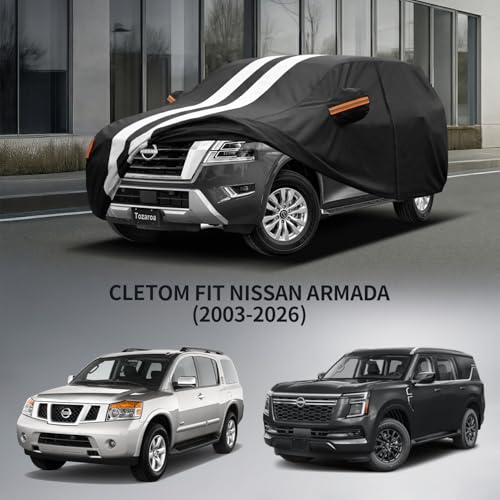 Multi Layer Car Cover Custom Fit for Nissan Armada