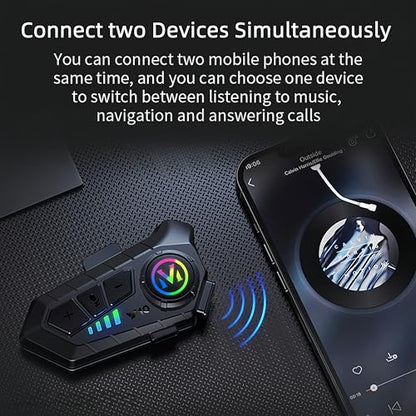 Motorcycle Helmet Bluetooth Headset Speakers with HiFi Sound