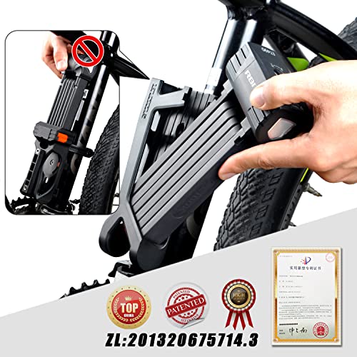 Bicycle Lock 2.95 Ft Folding Locks