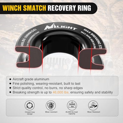 Synthetic Soft Shackle & Recovery Ring Kit