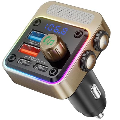 54W Bluetooth 5.3 Car Adapter