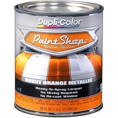 EBSP21100-2 PK) 'Paint Shop' Burnt Orange Metallic Finish System Base Coat - 1 Quart, (Case of 2) (64 Fl Oz)