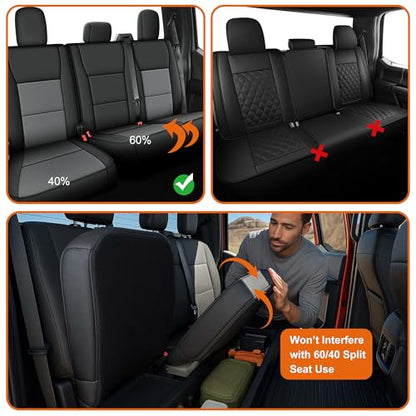 Custom Fit Seat Covers for Ford F150 2015 (3 Count)