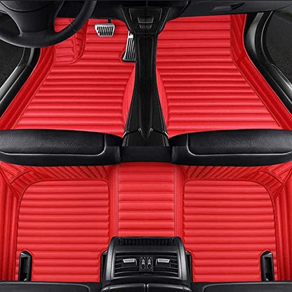 Custom All Weather Protection Luxury Leather Floor Mats for Cars SUVs Trucks According Anti
