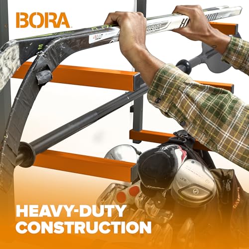 Wood Rack 4 Level Heavy Duty Lumber Storage Rack Wall Mount PBR