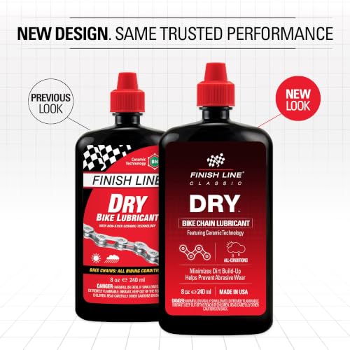Dry Chain Lubricant Squeeze Bottle 8 oz (8 Fl Oz)