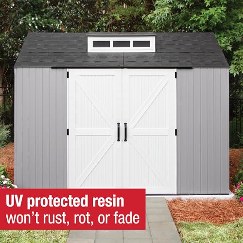 Extra Large Resin Outdoor Storage Shed With Floor