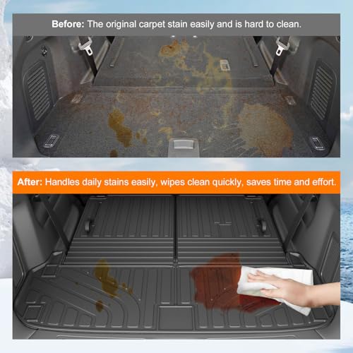 7 Seats Cargo Mat Compatible with 2013
