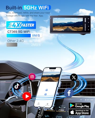 Dash Cam Front 4K Built