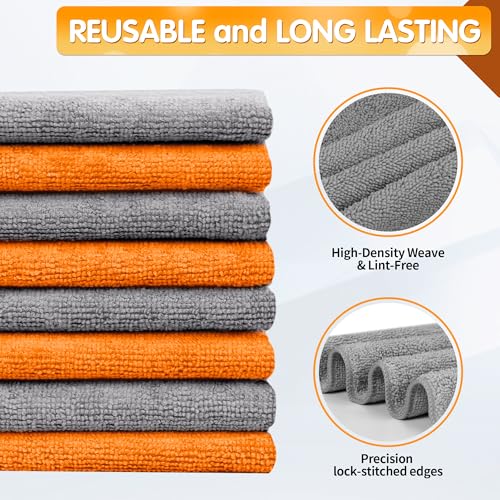 Microfiber Cleaning Cloth (8 Count)