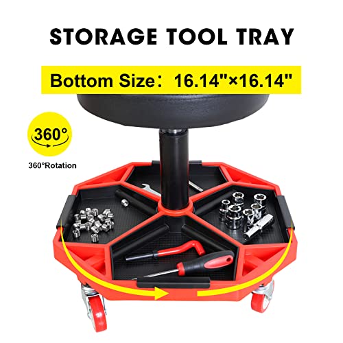 ATRXF8308R Torin Heavy Duty Pneumatic Garage Rolling Stool