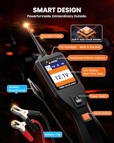 PB60 Automotive Power Circuit Probe Tester