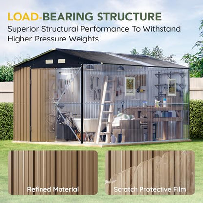 Outdoor Steel Storage Shed