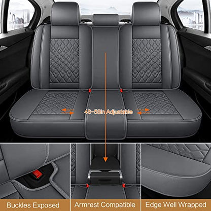 Leather Car Seat Covers Full Set
