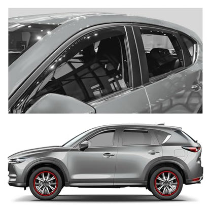 Window Deflectors Smoke Tinted In (4 Count)
