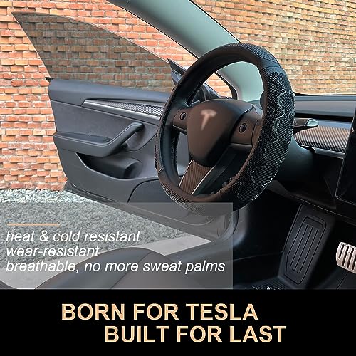 Great Grip Steering Wheel Cover for Tesla Model Y