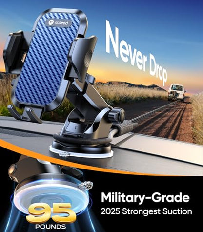 Stable Car Phone Holder [Upgraded Strongest Suction