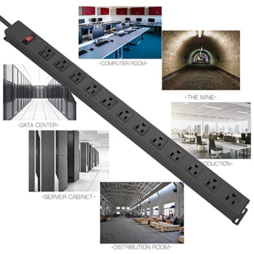 HHOSET Long Power Strip Surge Protector