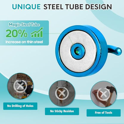 Magnetic Hooks Steel Tube Design for Cruise (10 Count)