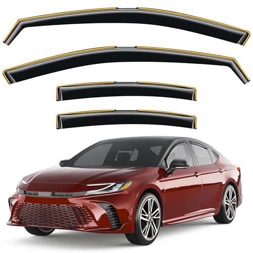 in Channel Window Visors Rain Guards for Toyota Camry 2025 2026 (4 Count)