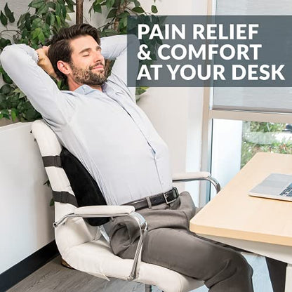 Lumbar Support Back Pillow Office Chair and Car Seat Cushion