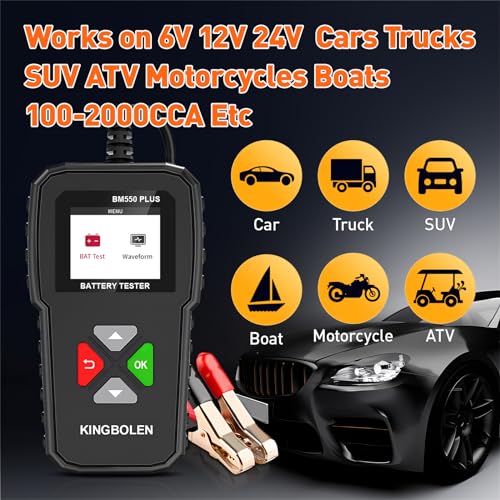 BM550 Plus Car Battery Tester