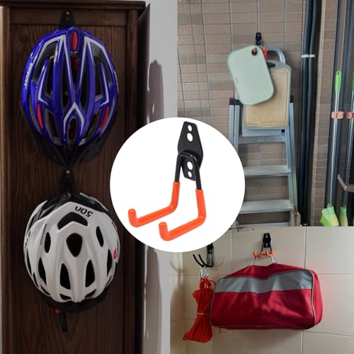 Heavy Duty Garage Storage Hooks 2 Pack Garage Tool Organizer Wall Mount (2 Count)