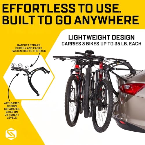 Bones EX 3 Bike Trunk Rack Bicycle Carrier