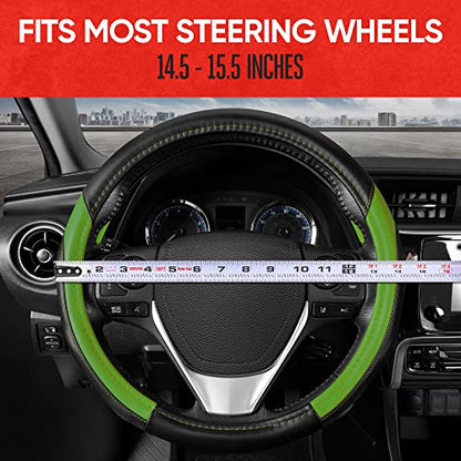 SportDrive Faux Leather Steering Wheel Cover