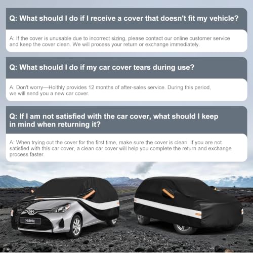 10 Layers Hatchback Car Cover Custom Fit for Toyota Yaris