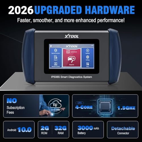 Scanner IP508S OBD2 Scanner ABS SRS Check Engine Code Transmission