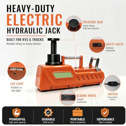 15 Ton Electric Hydraulic Floor Jack