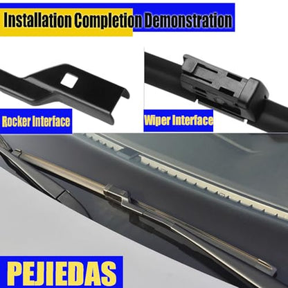 3 Replacement Wiper Blades For VW Volkswagen Golf 2015 2016 2017 2018 2019 2020 2021