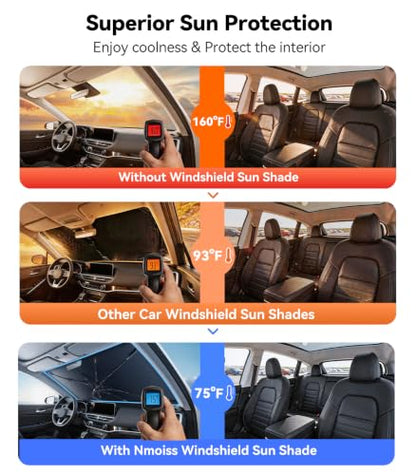 Vinyl Coating Heat Shield] Windshield Sun Shade Umbrella Custom for Honda Prologue