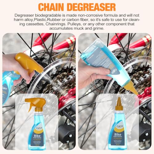 Bike Cleaning Kit Including Bicycle Chain Scrubber