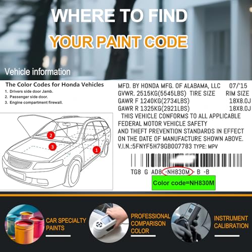 Car Touch Up Paint for Honda