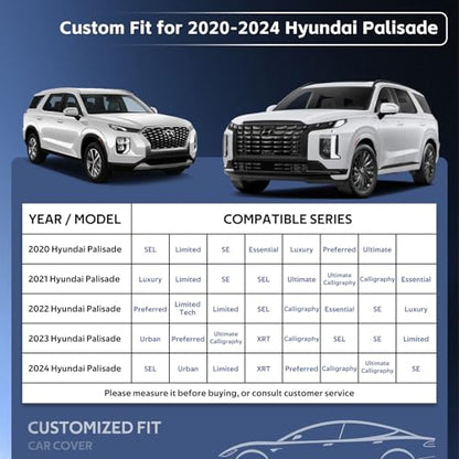 10 Layers SUV Car Cover Custom Fit for Hyundai Palisade