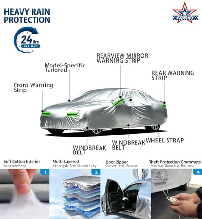 10 Layer Custom Fit Car Cover Waterproof All Weather