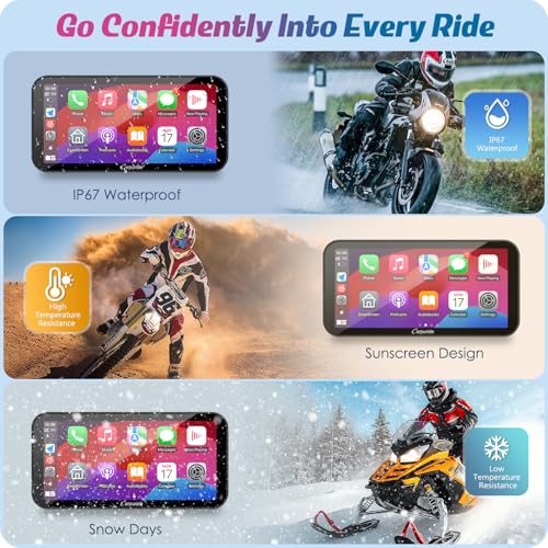 W603B 6.3" Motorcycle Carplay Screen for R1200GS R1250GS S1000XR