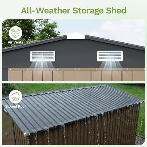 10x12 FT Outdoor Storage Shed