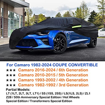 Upgraded Waterproof Car Cover Compatible with Chevrolet Camaro 2026