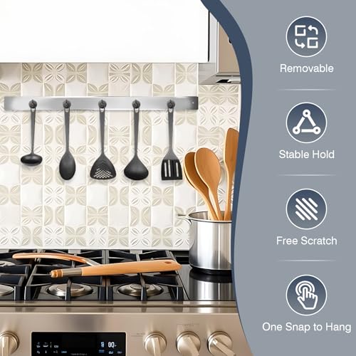Magnetic Hooks Steel Tube Design for Cruise (10 Count)