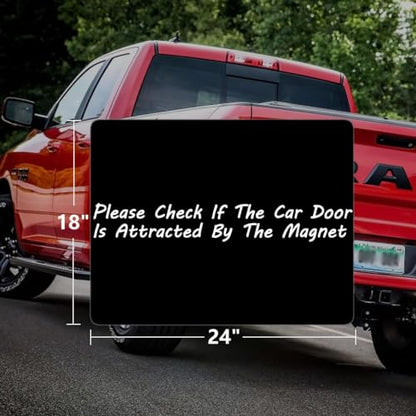 2 Pack Blank Car Door Magnetic Sticker (2 Count)