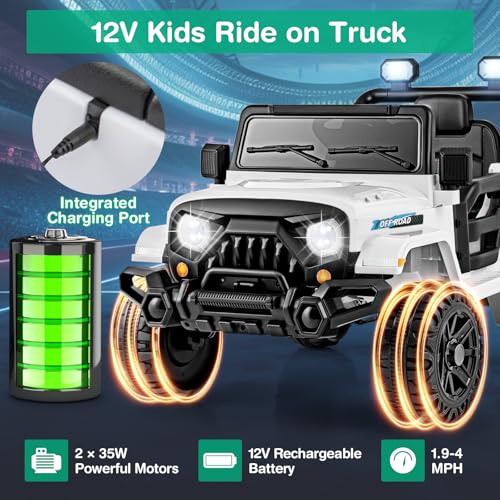 12V Kids Ride on Truck Car