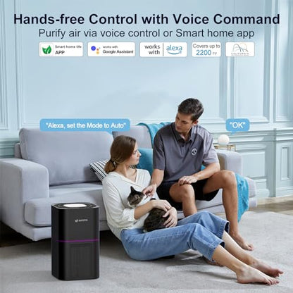 Air Purifier for Home Bedroom Up to 2200 Ft²