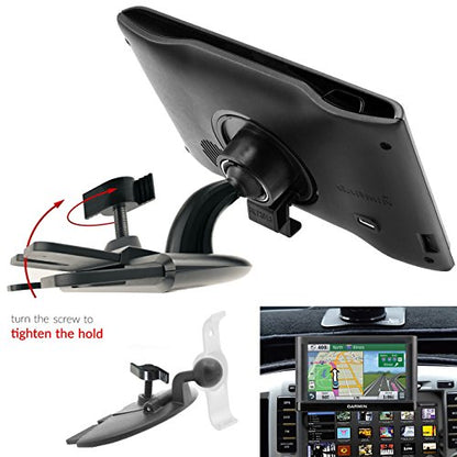 EasyBlade Car DVD Player CD Slot Mount & GPS Bracket Cradle for Garmin Nuvi 52 57LM 58LM 65 67 68 2689 Drive DriveSmart 50 51 52 60 61 LM LMT