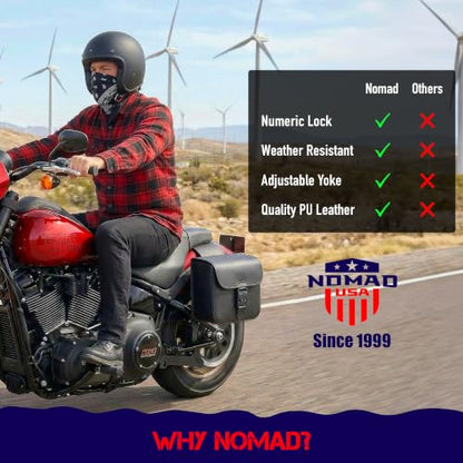 Nomad Motorcycle Saddlebags