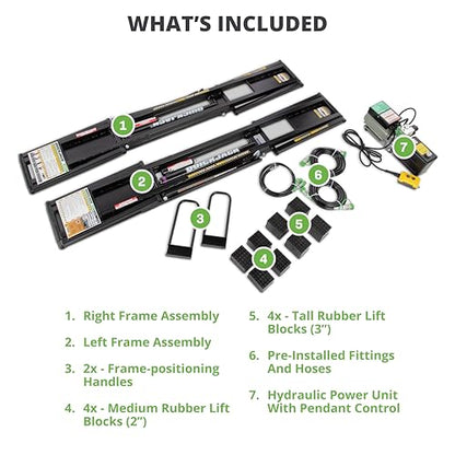 6000TL Portable Car Lift with 6