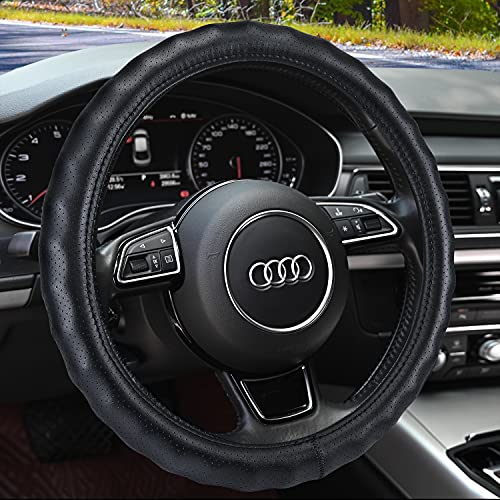 Heavy Duty Pure Cowhide Steering Wheel Cover